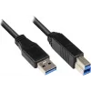 GoodConnections Cable USB 3.0 A a B Negro 5 m