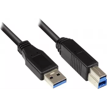 GoodConnections Cable USB 3.0 A a B Negro 5 m