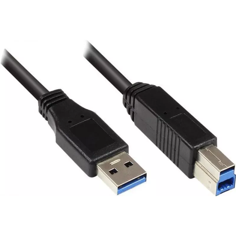 GoodConnections Cable USB 3.0 A a B Negro 5 m
