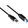 GoodConnections Cable USB 3.0 A a B Negro 5 m