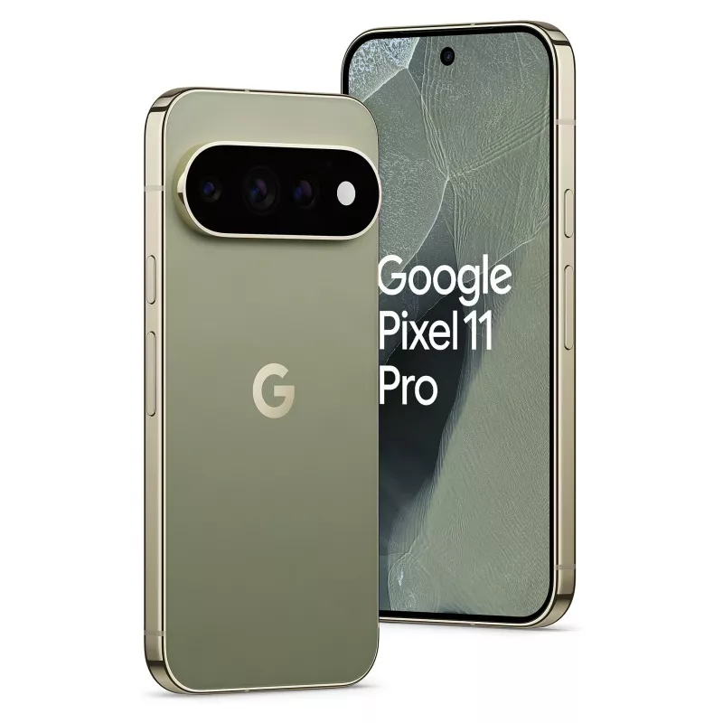 Google Pixel 11 Pro 5G Smartphone, 16GB RAM, 512GB almacenamiento, 6,3 pulgadas OLED 120Hz, Verde oliva, Dual-SIM, Android 16