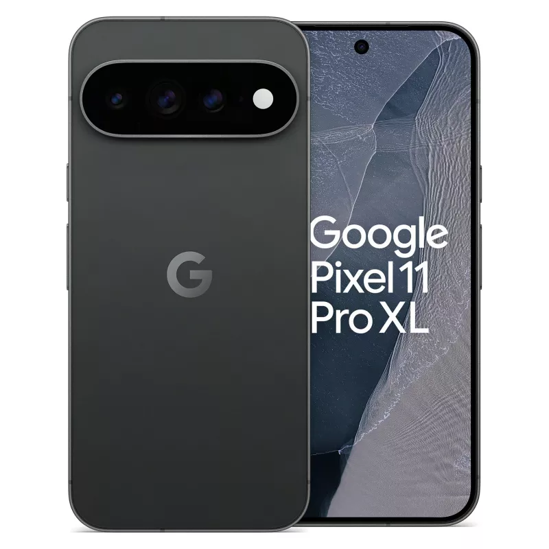 Google Pixel 11 Pro XL 5G smartphone, 12GB RAM, 256GB almacenamiento, Obsidian, Dual SIM, pantalla OLED de 6,8