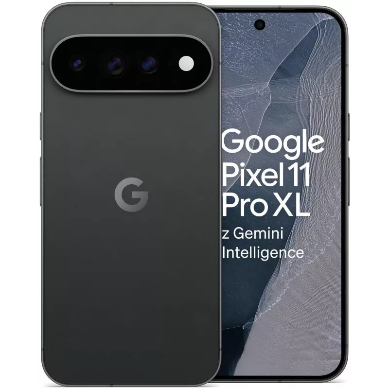 Google Pixel 11 Pro XL 5G smartphone, 12GB RAM, 256GB almacenamiento, Obsidian, Dual SIM, pantalla OLED de 6,8
