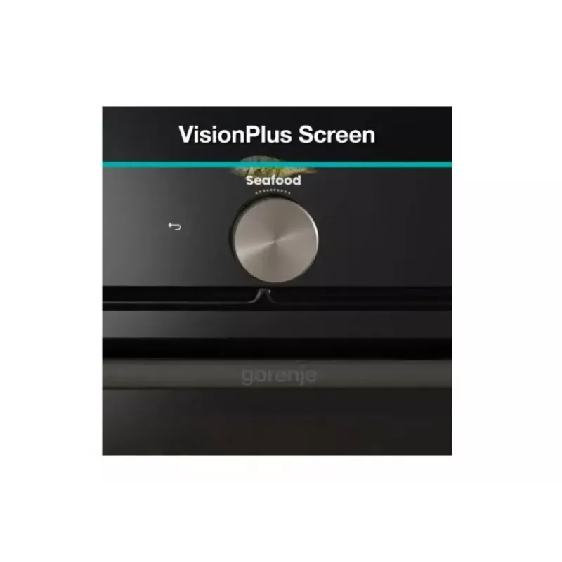 Gorenje BP6138B horno eléctrico empotrable, 71 L, pirólisis, control táctil IconLED, Negro