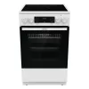Cocina eléctrica independiente Gorenje GEC 5C41 WG – blanca, 50 cm, 70 L, 9 funciones