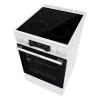 Cocina eléctrica independiente Gorenje GEC 5C41 WG – blanca, 50 cm, 70 L, 9 funciones