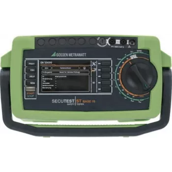 Set de equipos de prueba Gossen Metrawatt SECUTEST LEMONGREEN calibrado (DAkkS) para VDE 0701-0702, 0544, 0751 (M708E)