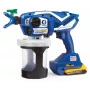 Graco Ultramax Cordless Airless Kit de pistola de pintura inalámbrica con 2 baterías DeWalt 2.0Ah, cargador y bolsa de herramientas
