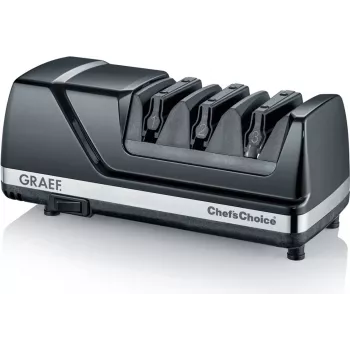 Graef CX125DE Afilador de cuchillos eléctrico negro-gris