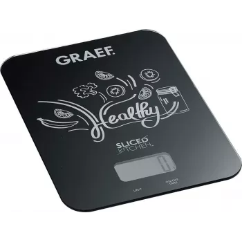 Graef KS202EU DeliKitchen báscula de cocina digital negra