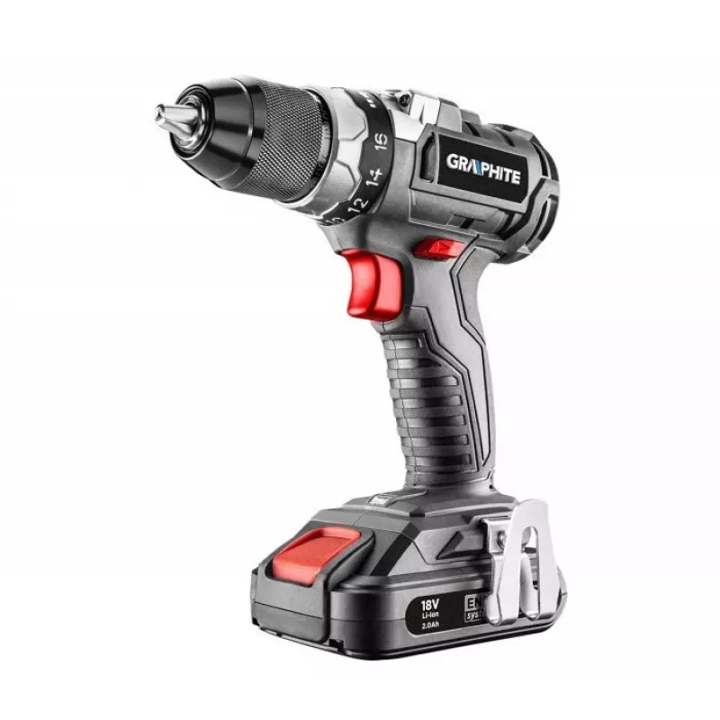 GRAPHITE 58G019 Taladro Brushless Energy+ 18V 1700 RPM