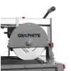 Graphite 59G892 cortadora eléctrica de azulejos 1500W, disco de 250mm, longitud de corte 1200mm, mesa 1230x460mm