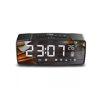 GRB Greenblue GB200 Radiodespertador Bluetooth, FM, AUX-IN, 6 W, temperatura, 2200 mAh