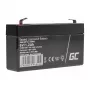Green Cell AGM VRLA 6V 1.2Ah batería libre de mantenimiento para alarmas, cajas registradoras, juguetes