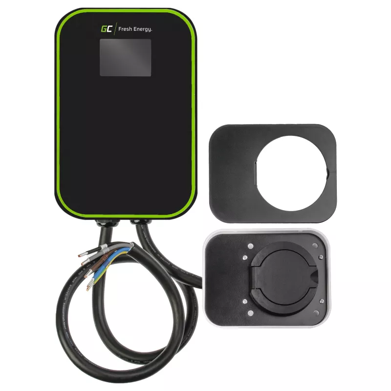 Green Cell EV PowerBox EV15 Cargador de pared 22kW con toma Type-2 para coches eléctricos e híbridos enchufables