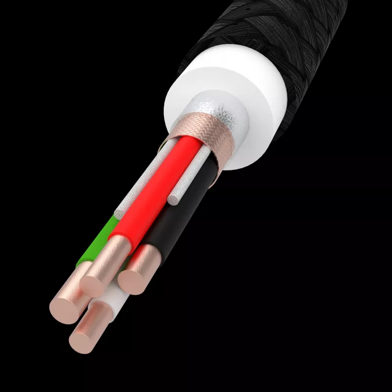 Green Cell GC PowerStream Cable de Carga Rápida USB Type-C Macho a Type-C Macho 2m Negro