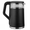 GREENBLUE Hervidor inalámbrico GB670 B 1,7L 2200W Negro/Plata