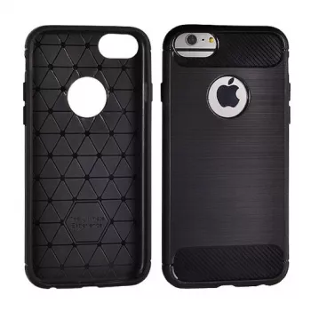 GreenGo funda TPU carbono para Nokia 6.1 2018 negra