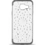 GreenGo Samsung Galaxy S7 Edge G935 Funda TPU 3D Stars Silver