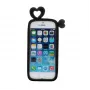 GreenGo Bumper Universal L (10cm) Hearts Black