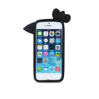 GreenGo Universal Bumper L (10cm) Kitty Negro