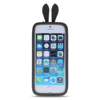 GreenGo Bumper universal L (10 cm) Rabbit Ears negro