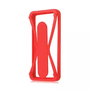 GreenGo Funda universal con soporte 4.5-5.5 pulgadas Roja