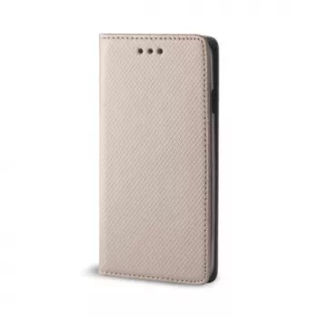 GreenGo Funda tipo cartera con tapa Smart Magnet para Xiaomi Mi 8 dorada