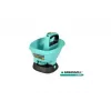 GREENMILL sembradora rotativa eléctrica para jardín 2,7L esparcidor a batería para semillas, fertilizante, sal