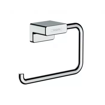 GROHE AddStoris portarrollos de papel higiénico con tapa, cromo, montaje en pared