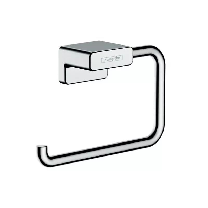 GROHE AddStoris portarrollos de papel higiénico con tapa, cromo, montaje en pared