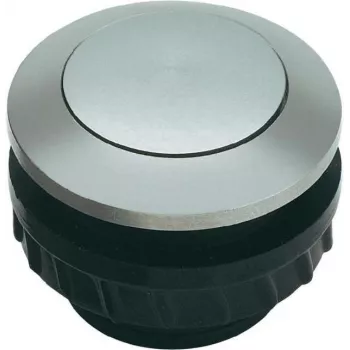 Grothe Pulsador de timbre 1 elemento 62002 aluminio 24 V/1,5 A