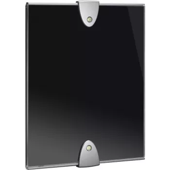 Grothe MISTRAL 600E Set de timbre inalámbrico - Gris, 868,35 MHz, alcance 500 m, 86 dB, alimentación por pilas y red 43401