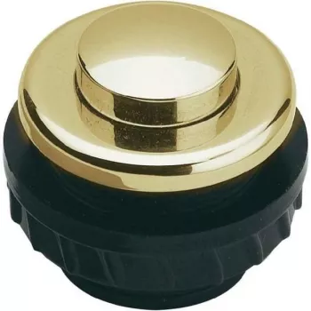 Grothe Protact pulsador de timbre latón dorado 62025