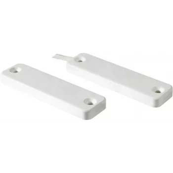 Grothe Contacto inalámbrico de puerta/ventana 43394 para sistemas de timbre inalámbrico, 433,92 MHz, alcance 150m, blanco