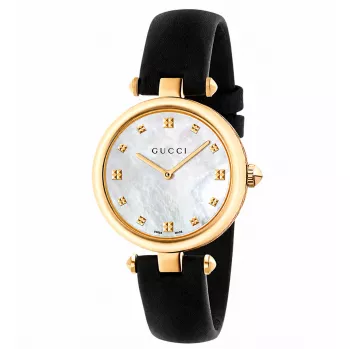 GUCCI G-Frame Reloj de mujer de cuarzo YA141404 32mm acero inoxidable malla