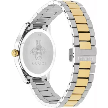 GUCCI G-Timeless Reloj de hombre de cuarzo YA1264075 38mm acero inoxidable esfera negra