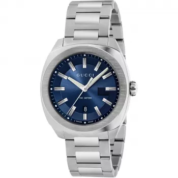 Gucci G-Timeless Reloj de hombre YA142303 41mm acero inoxidable esfera negra