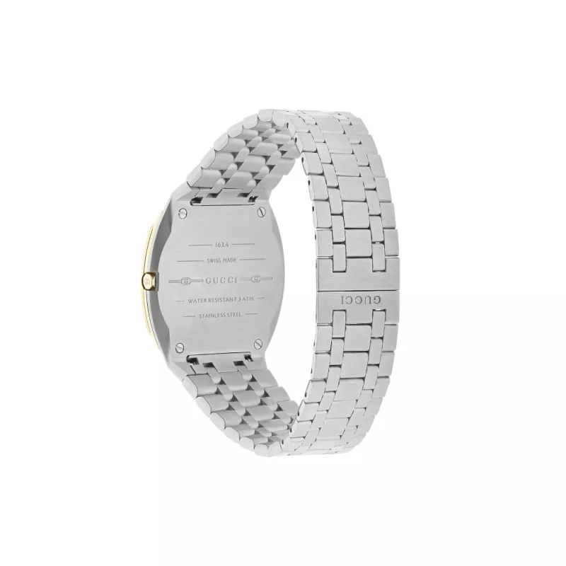 GUCCI G-Timeless reloj de mujer YA163403 34mm acero inoxidable plata esfera cepillada al sol