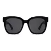 Gafas de sol de mujer GUCCI GG0034SN-001 rectangulares 54/20/140 mm negras acetato gris nailon UV400