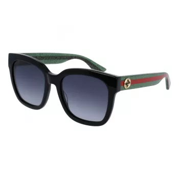 Gucci GG0034SN-002 Gafas de Sol Cat Eye Negro Gris 54mm