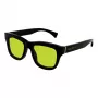 Gucci GG1135S-005 gafas de sol unisex montura negra lentes grises 51mm