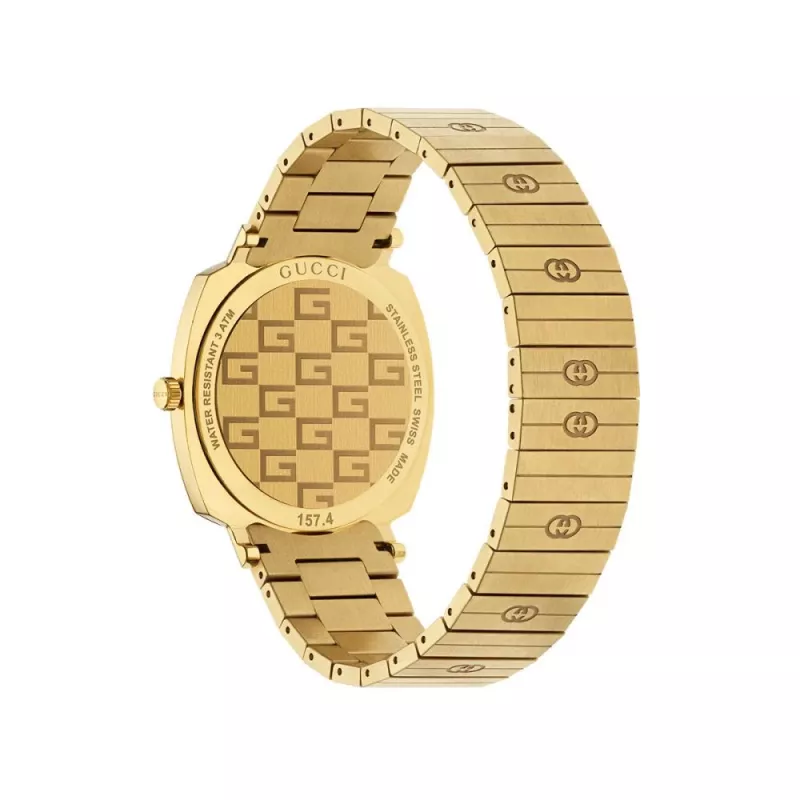Gucci Grip Reloj unisex 35mm acero inoxidable YA157409
