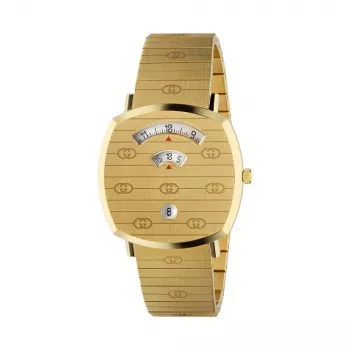 Gucci Grip Reloj unisex 35mm acero inoxidable YA157409