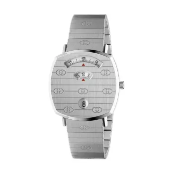 GUCCI Grip Reloj de mujer YA157401 35mm oro PVD acero inoxidable cuarzo