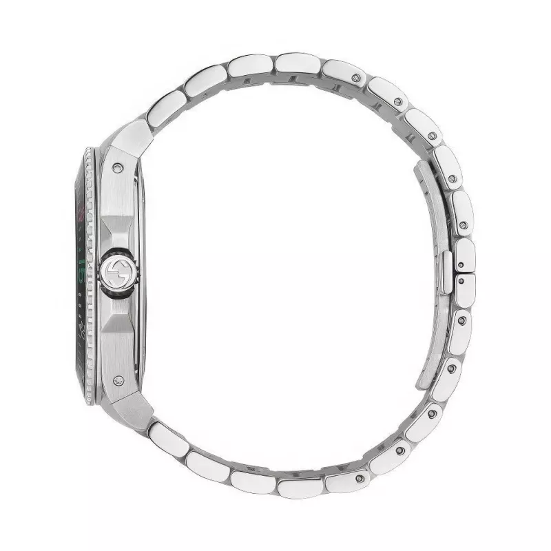 Gucci reloj hombre YA136218 45mm acero inoxidable Swiss Quarz reloj de buceo