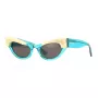 GUCCI Gafas de sol mujer GG1167S-004 cat eye acetato negro lentes gris oscuro 52/21/140 mm