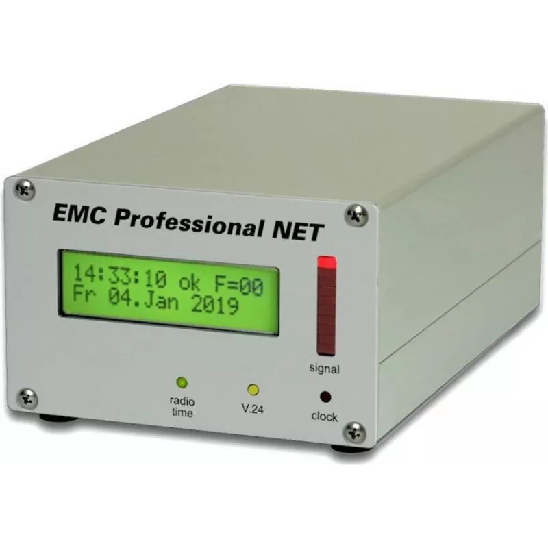 GUDE 3001 EMC Professional Servidor horario con reloj de radio DCF77 integrado para entornos industriales