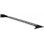 GÜDE 872 panel de gestión de cables para rack de 19 pulgadas con 5 anillas, 1U, negro