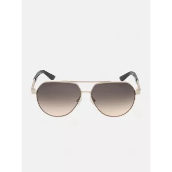Gafas de sol de mujer GUESS GF00033-5932F estilo mariposa marrón Havana 59mm